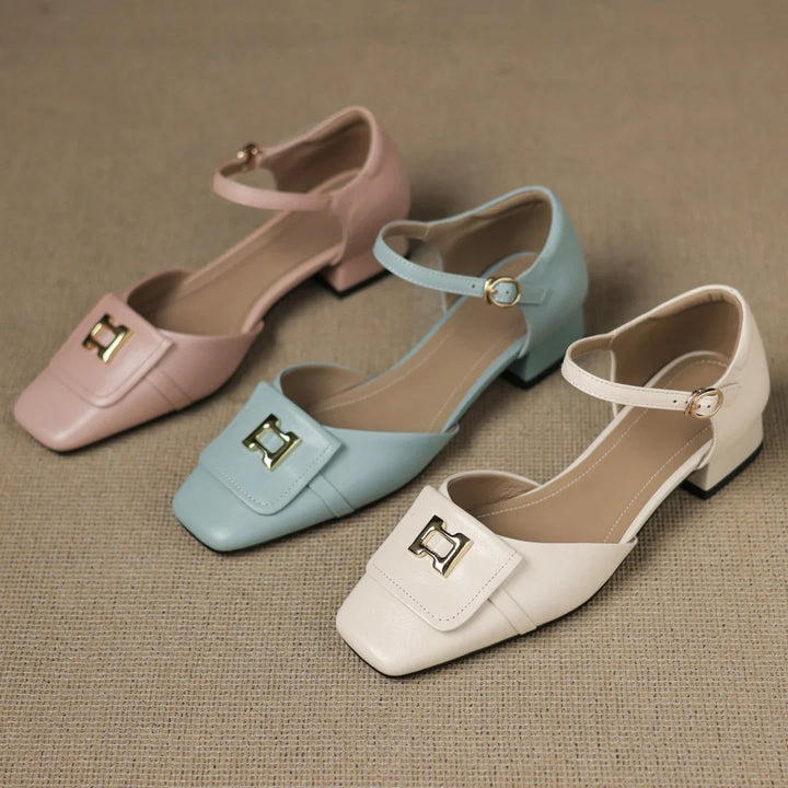 Rachel Block Heel Pump