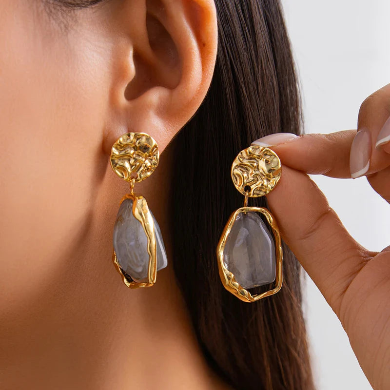 Velour Solis Drop Earrings