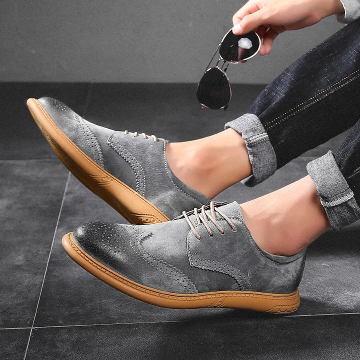 Brody Suede Wingtip Shoe
