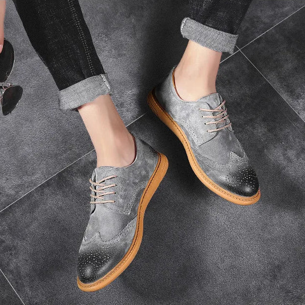 Brody Suede Wingtip Shoe