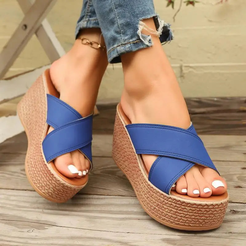 Grace Platform Wedge Sandal