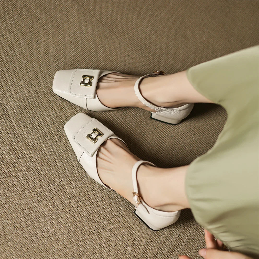 Rachel Block Heel Pump