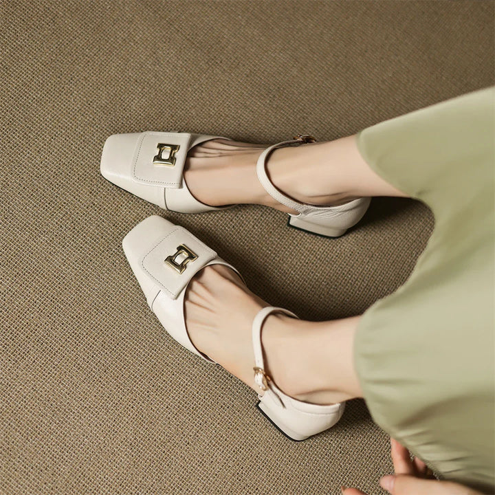 Rachel Block Heel Pump
