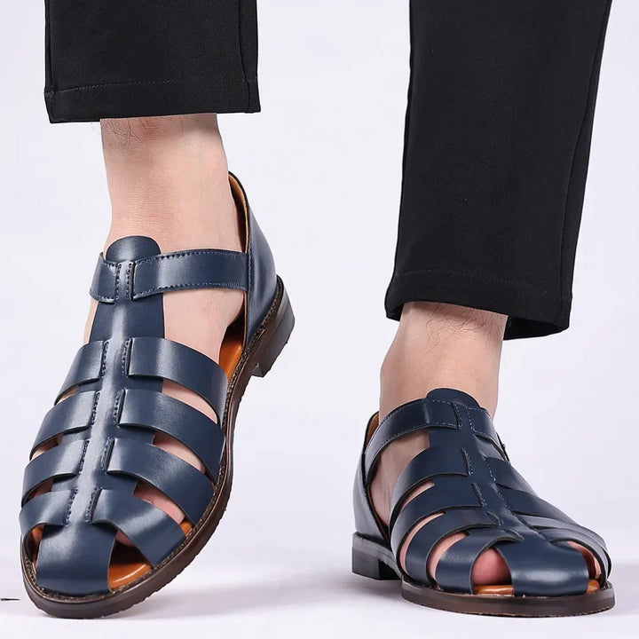 Olivia Leather Fisherman Sandal