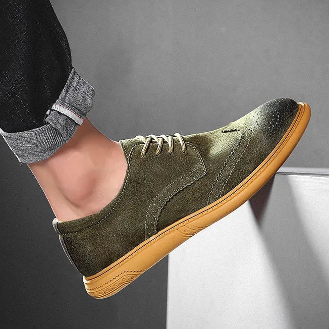 Brody Suede Wingtip Shoe