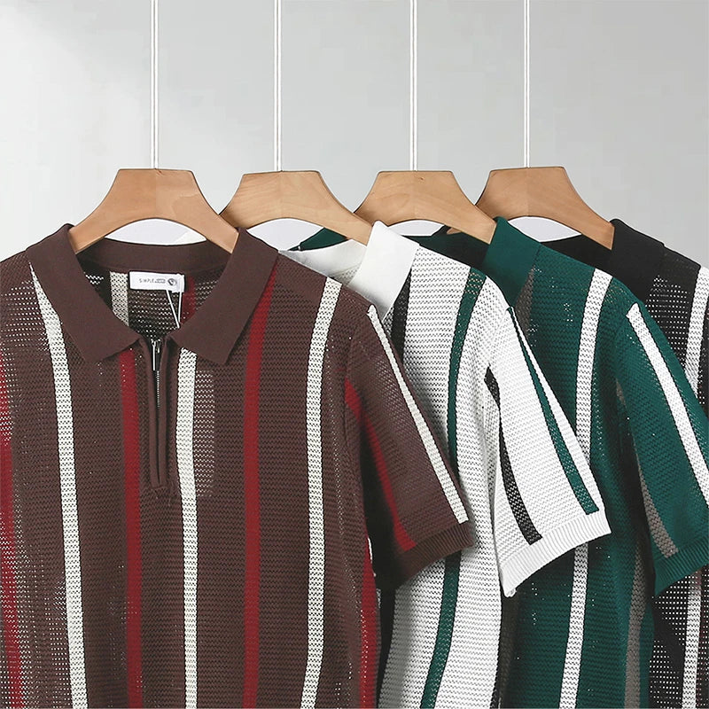 Cody Open Knit Polo