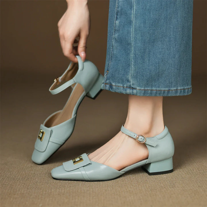 Rachel Block Heel Pump