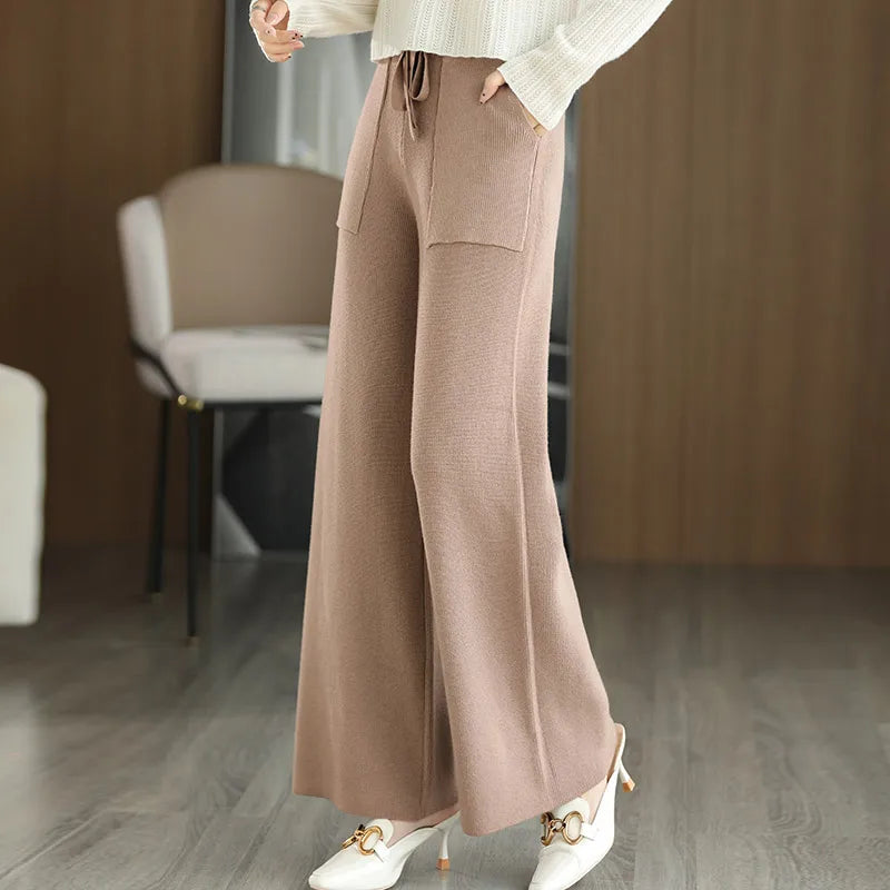 The Megan Wool Knit Pant