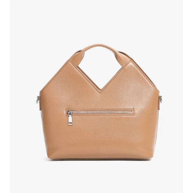 Velour Contour Structured Handbag
