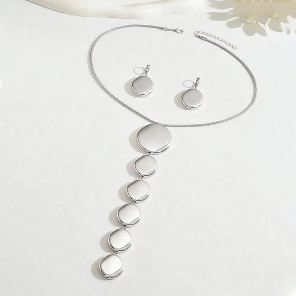 Velour Lariat Necklace