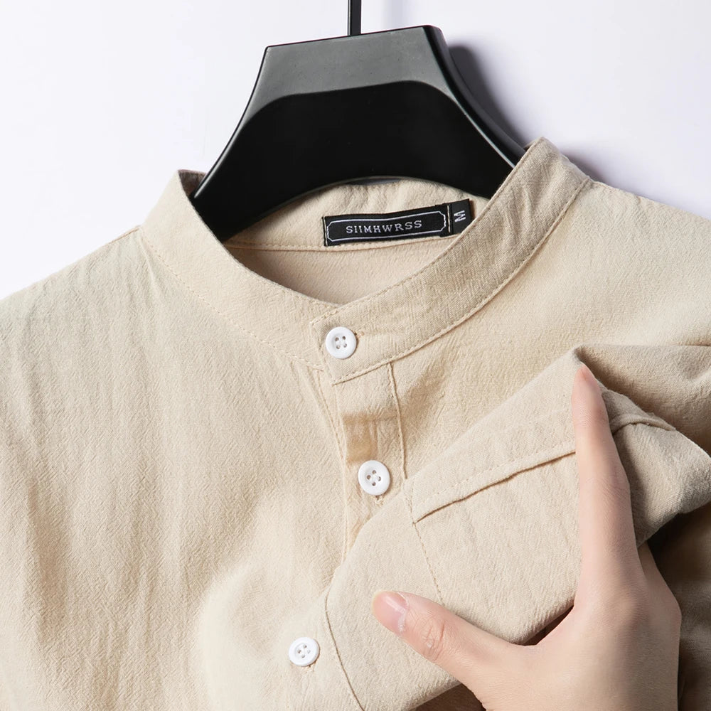 Devon Coastal Cotton-Linen Shirt