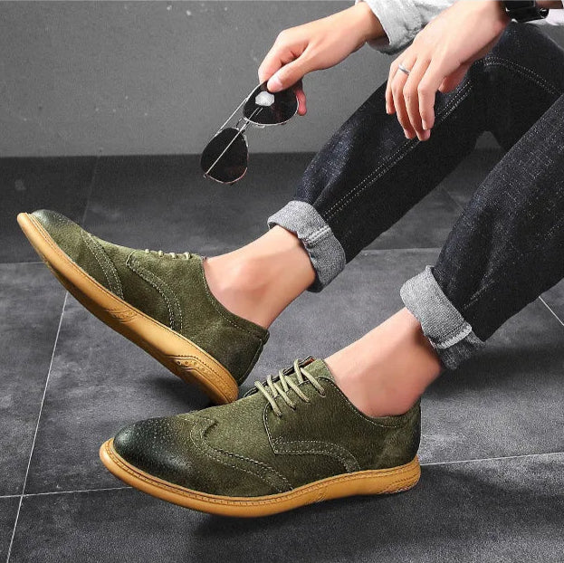 Brody Suede Wingtip Shoe