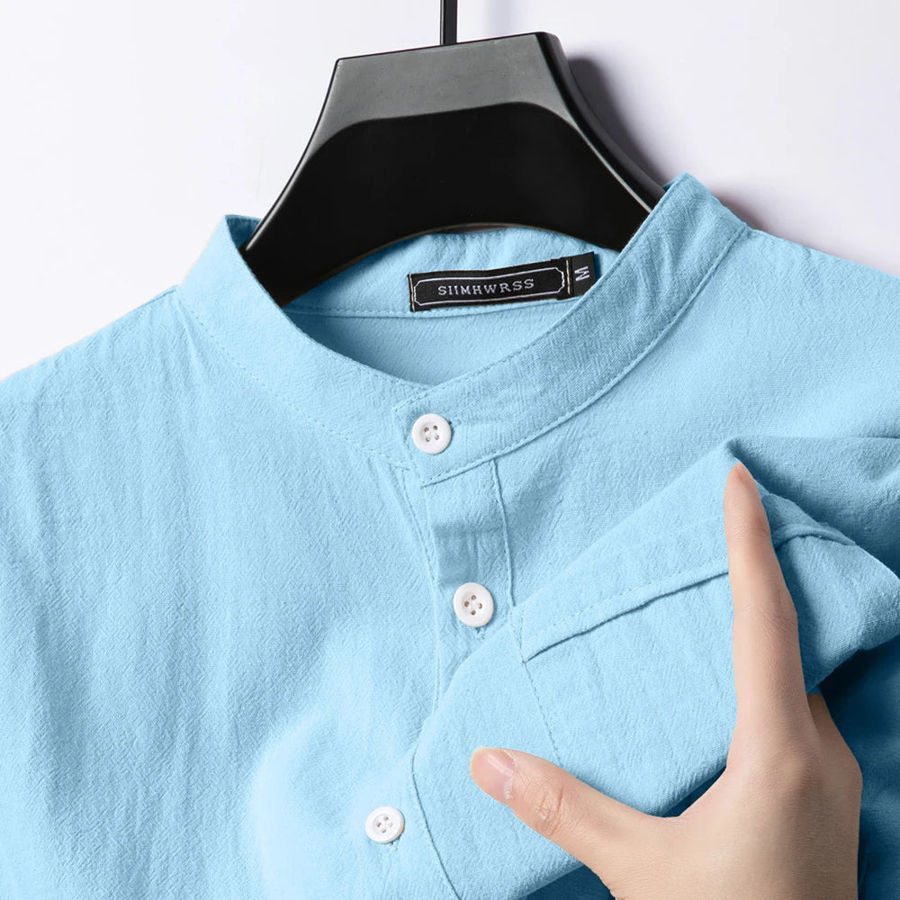 Devon Coastal Cotton-Linen Shirt