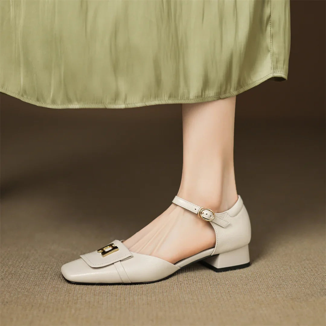 Rachel Block Heel Pump