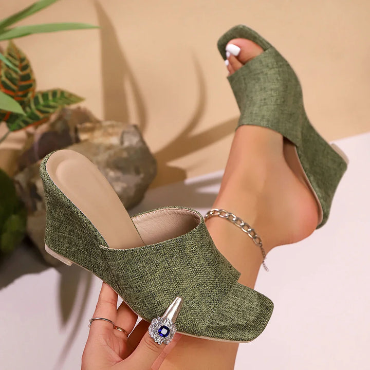 Taylor Block Heel Mules