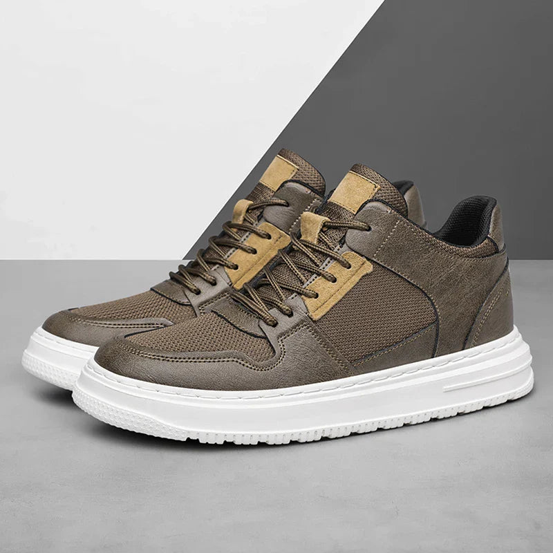 Sterling Leather Mid Top Sneaker