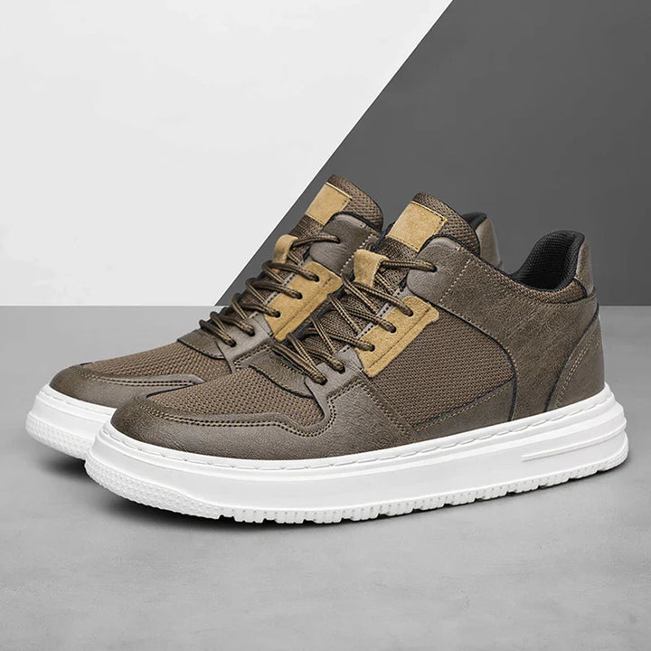 Sterling Leather Mid Top Sneaker