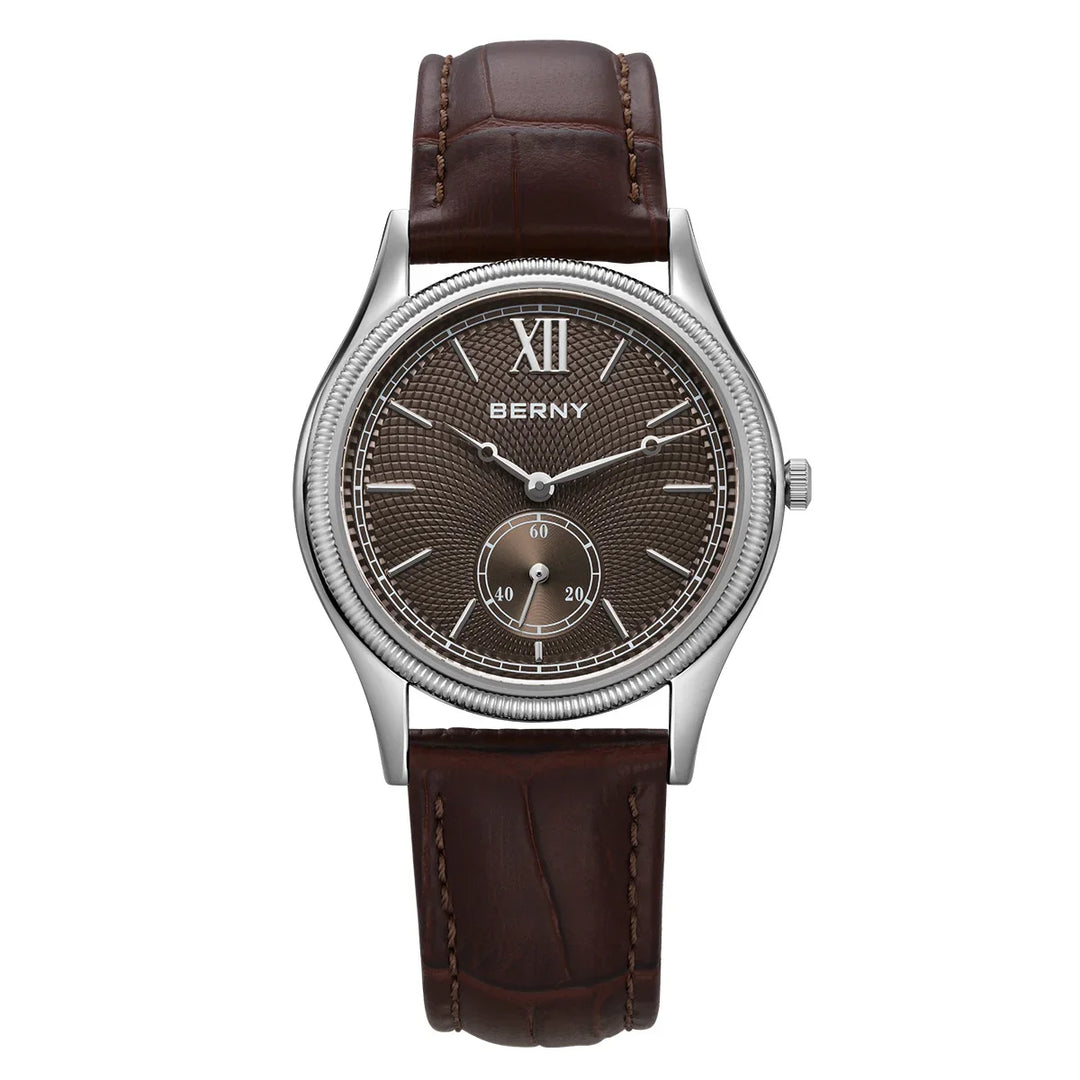 Sterling Classic Leather Strap Watch, 38mm