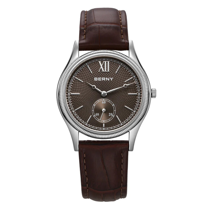 Sterling Classic Leather Strap Watch, 38mm