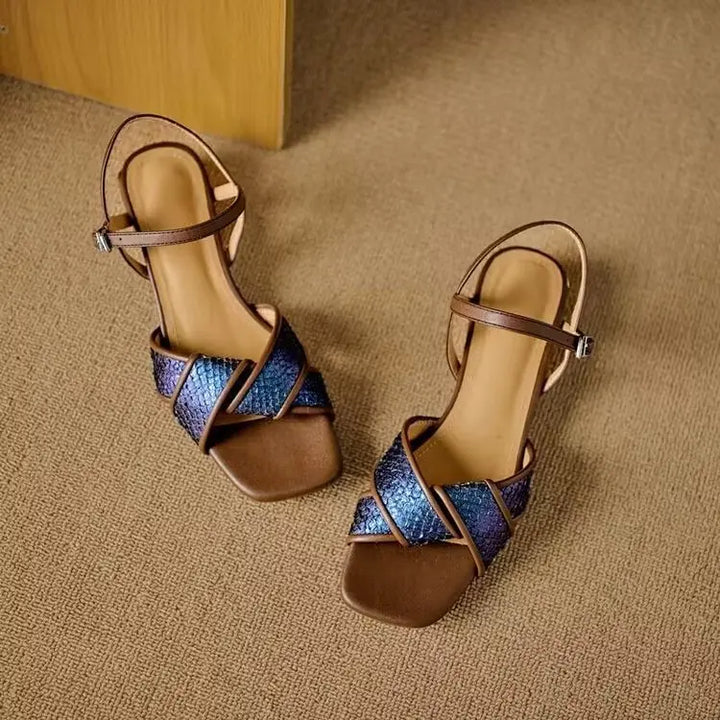 Kelsey Square Toe Sandal