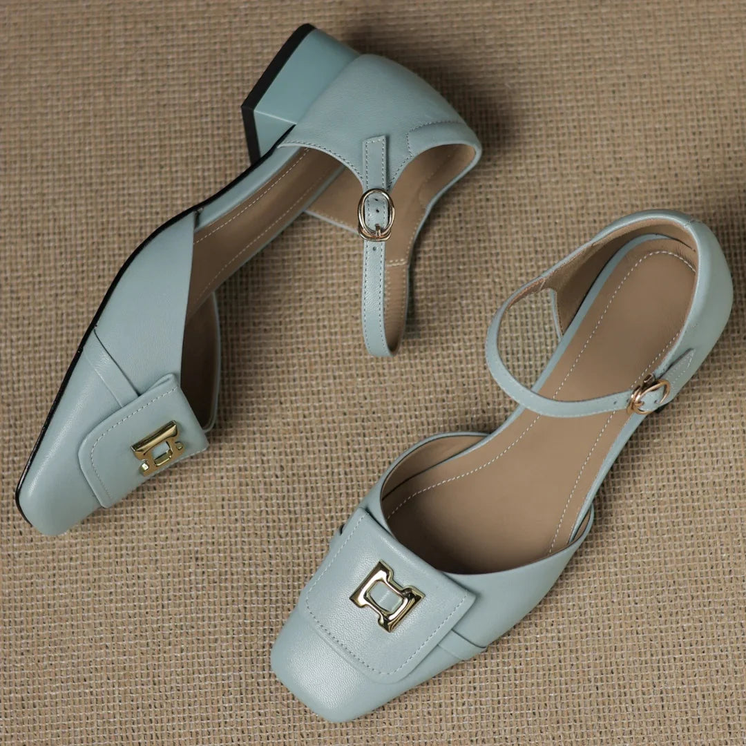 Rachel Block Heel Pump