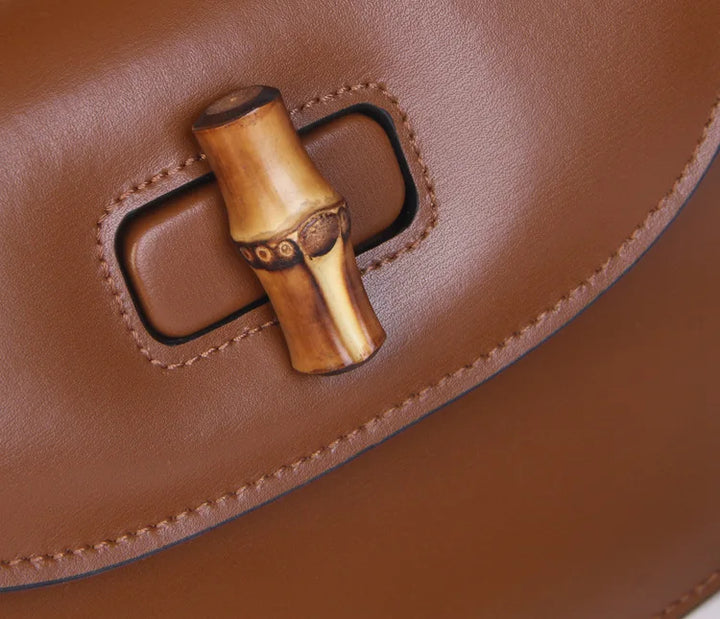 The Hayden Bamboo Top-Handle Bag