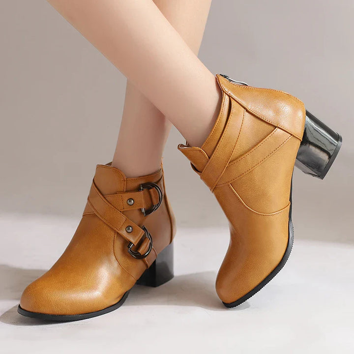 Stephanie Buckle Ankle Boot
