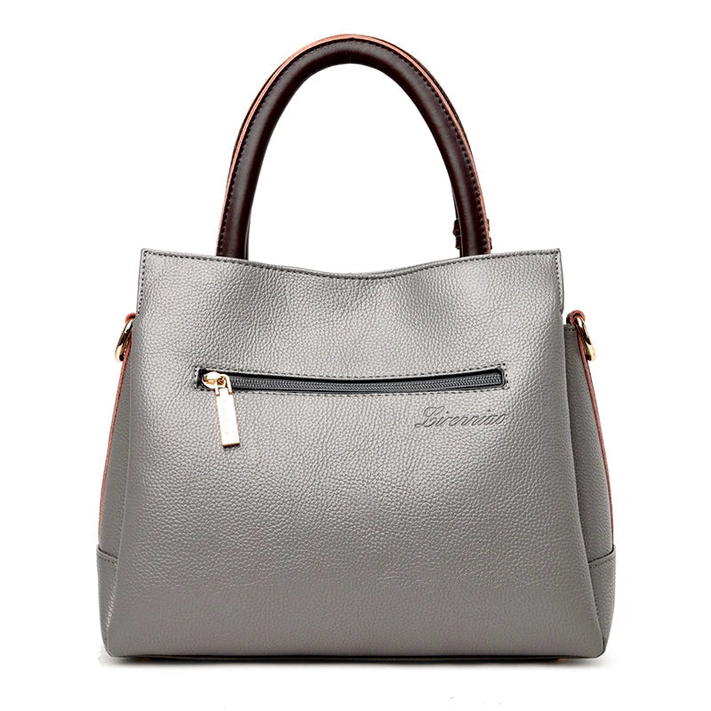 The Haley Leather Tote Bag