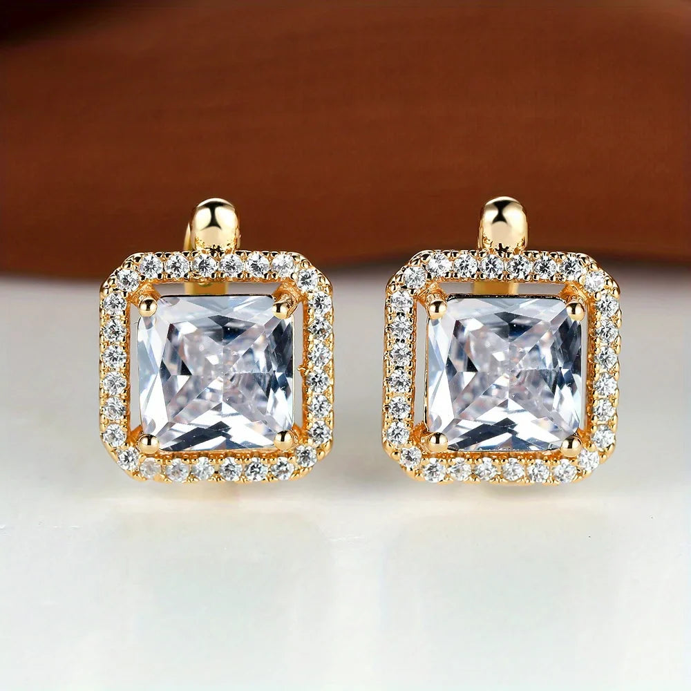 Velour Halo Stud Earrings