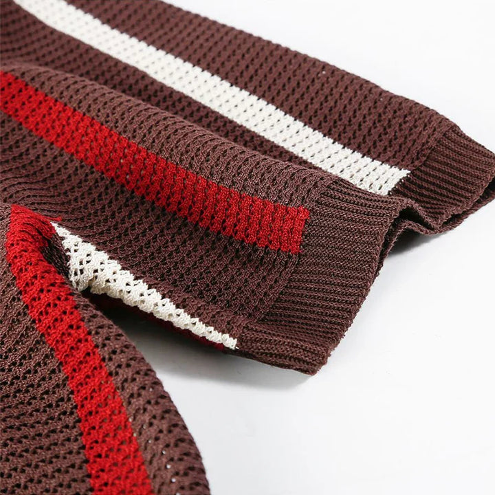 Cody Open Knit Polo