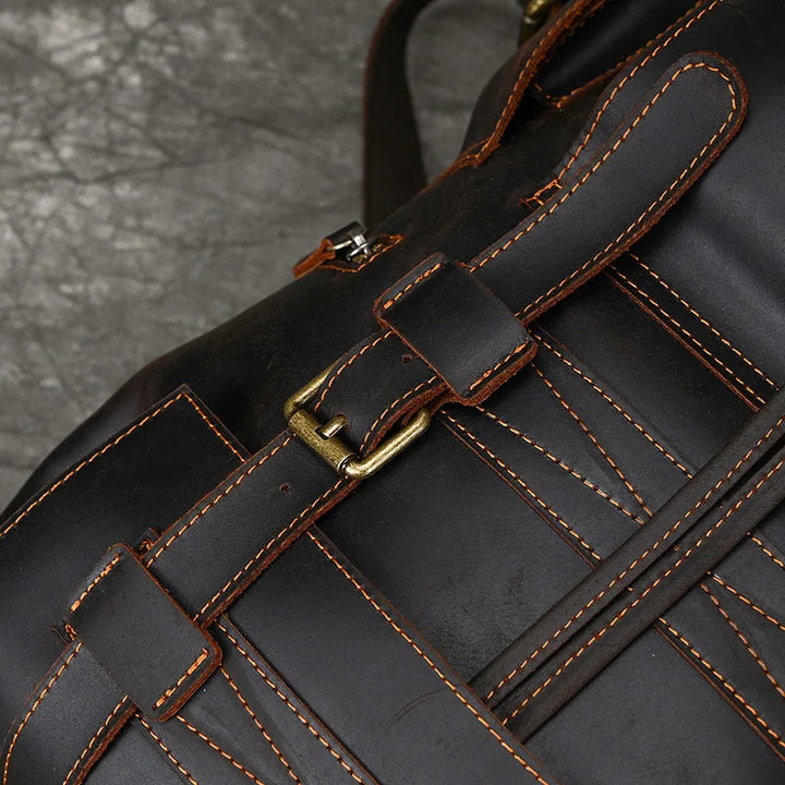 The Chase Full-Grain Leather Backpack