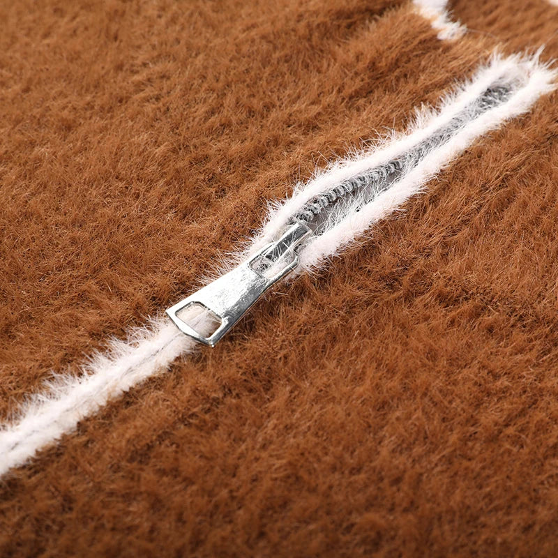 The Heather Quarter Zip Pullover