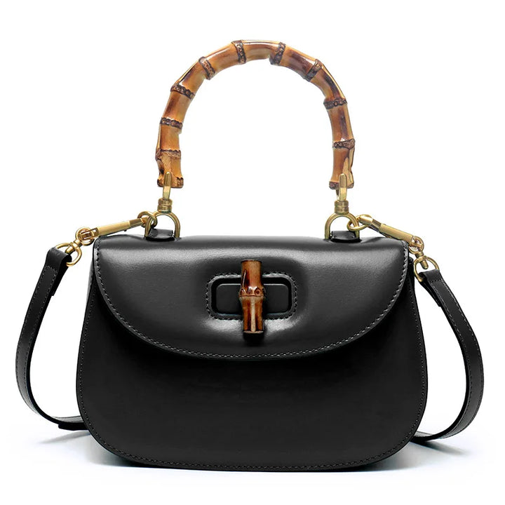 The Hayden Bamboo Top-Handle Bag