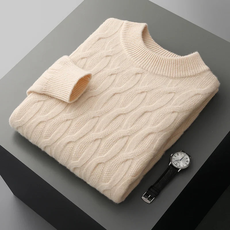 Whitney Cable Knit Wool Sweater