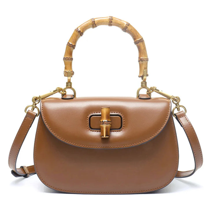 The Hayden Bamboo Top-Handle Bag