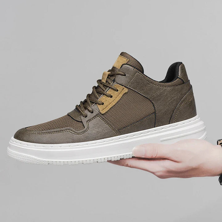 Sterling Leather Mid Top Sneaker