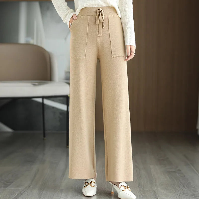 The Megan Wool Knit Pant