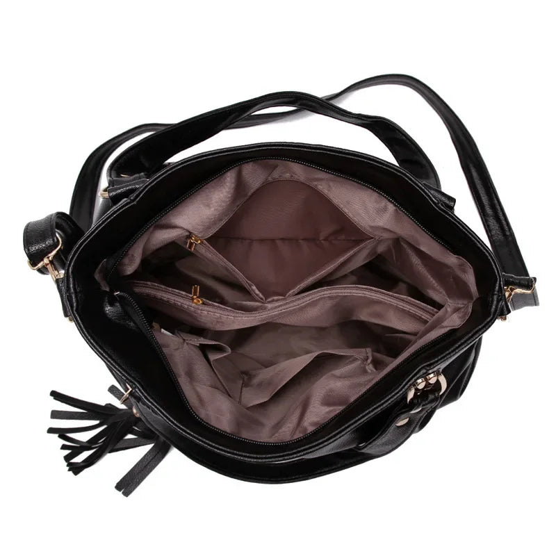 Brittany Retro Leather Tote