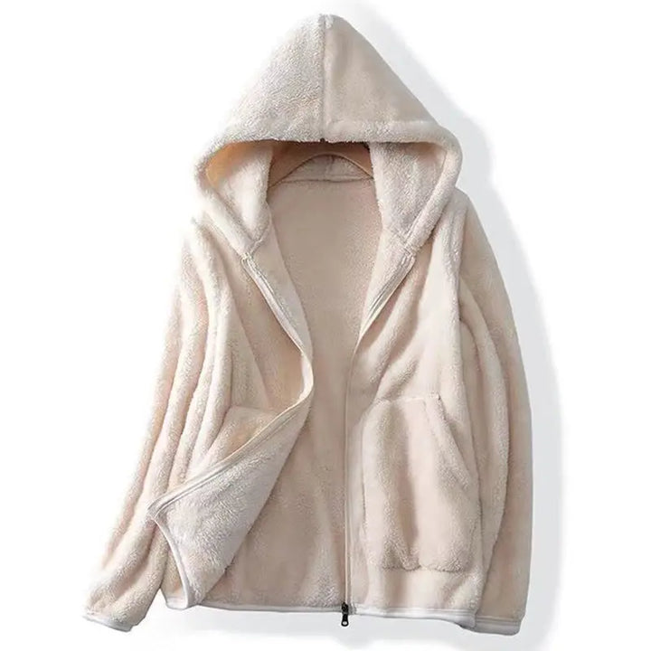 The Kristen Coral Fleece Hoodie