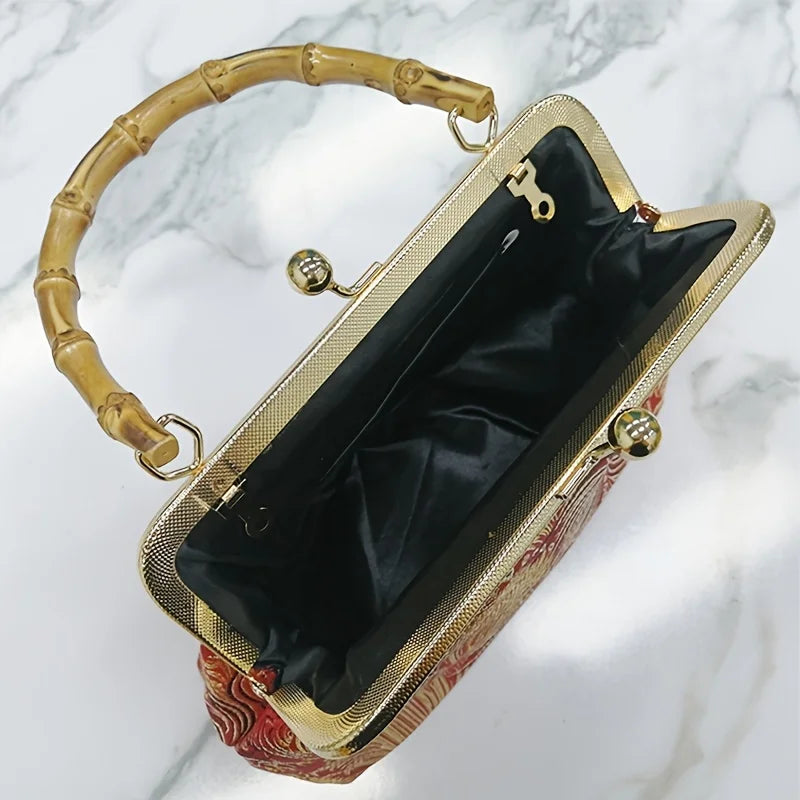 Brooke Bamboo Handle Purse