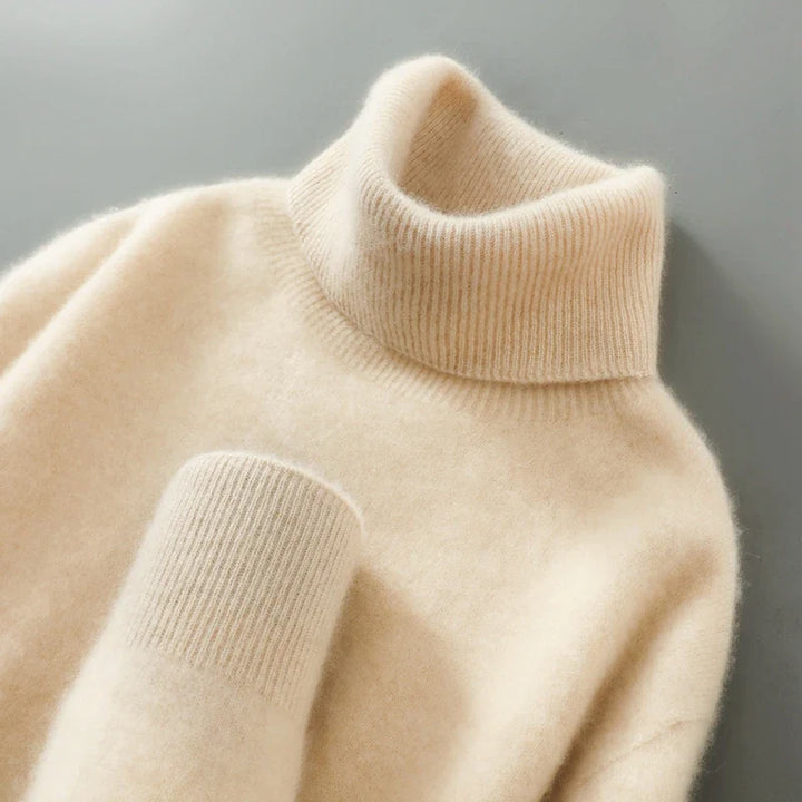 Nicole Tailored Wool Turtleneck