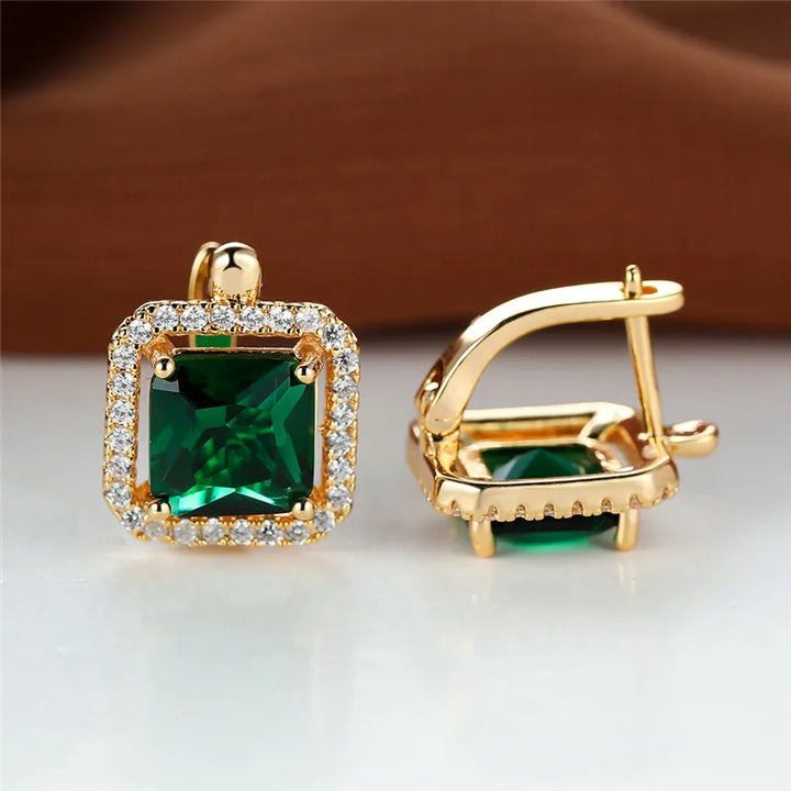 Velour Halo Stud Earrings