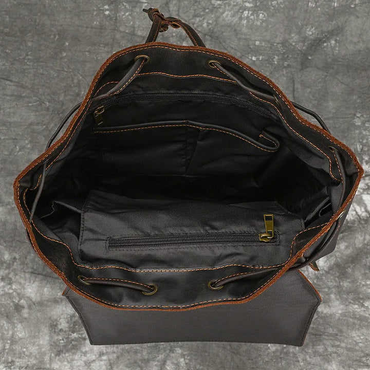 The Chase Full-Grain Leather Backpack