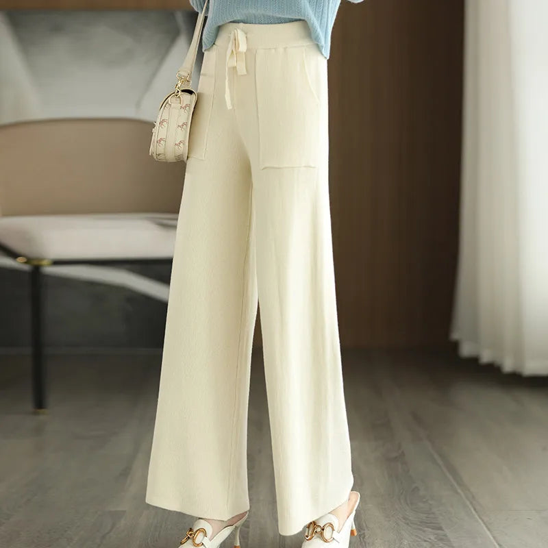 The Megan Wool Knit Pant
