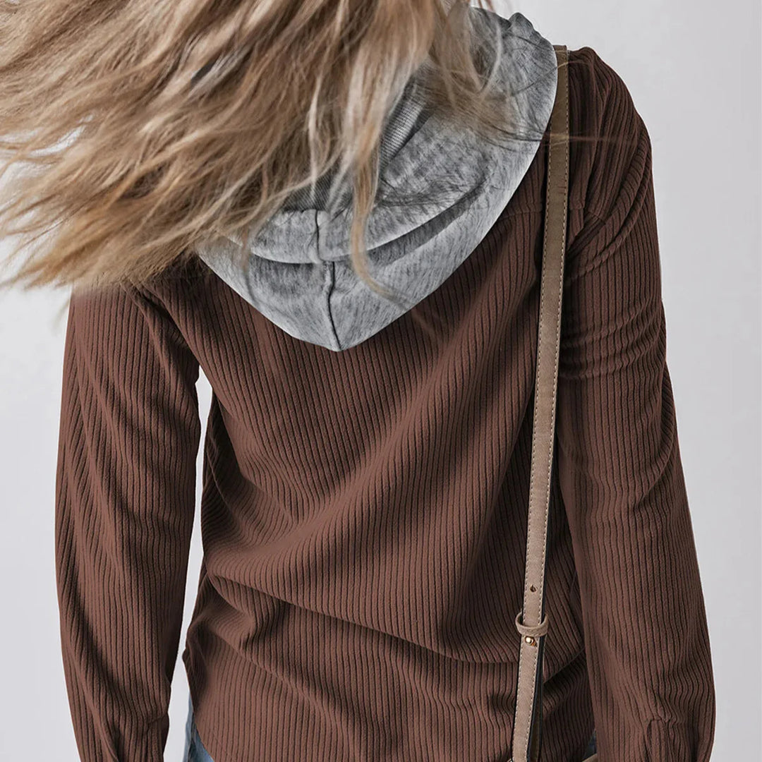 Summer Hooded Button Shirt