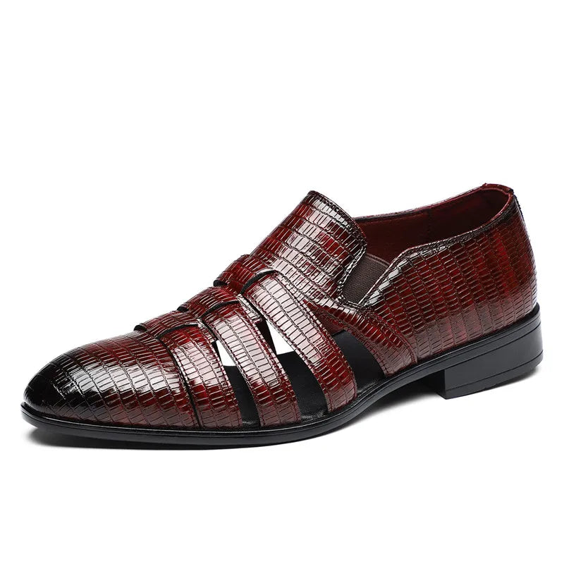 Rachel Cut Out Crocodile Loafer