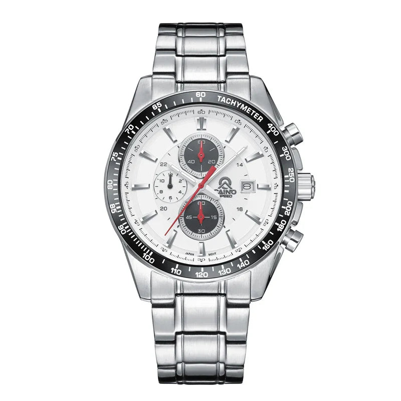 Sterling Bracelet Chronograph Watch, 44mm