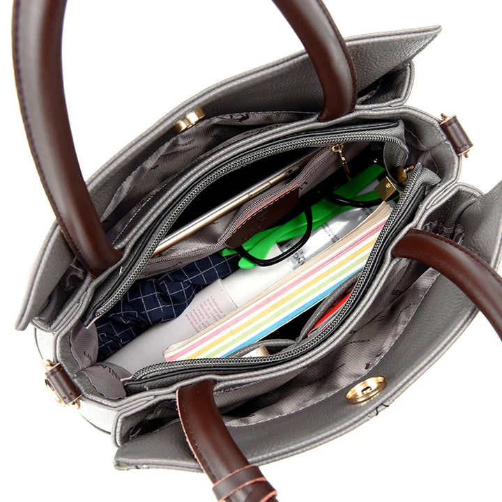 The Haley Leather Tote Bag
