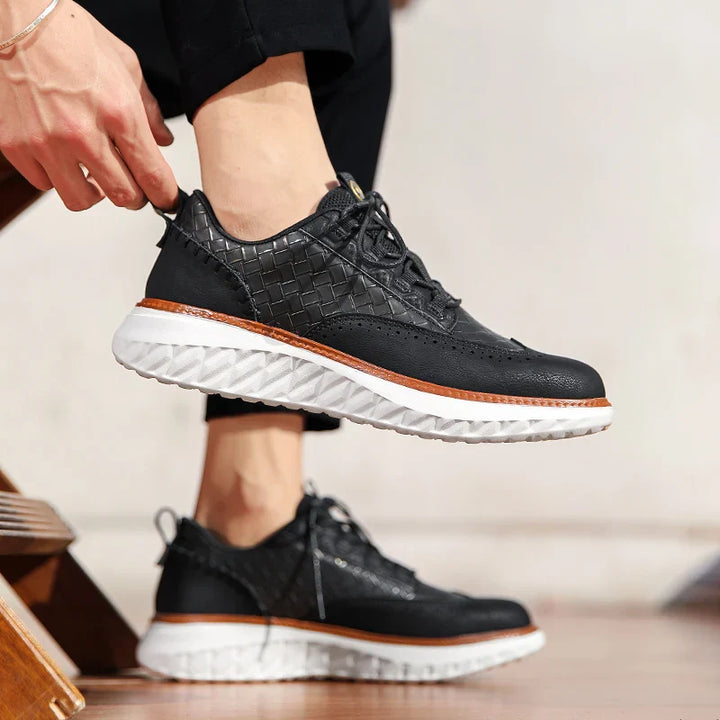 Casey Leather Brogue Sneakers