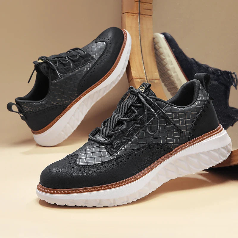 Casey Leather Brogue Sneakers
